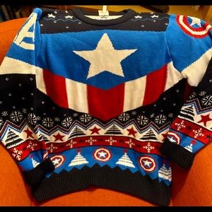 Marvel Captain America Christmas Sweater